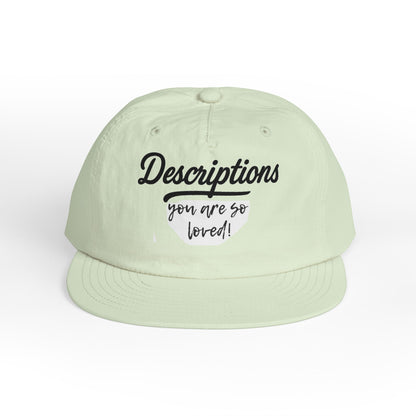Stylish Surf Cap with Descriptions | Beach Hat, Summer Accessory, Surfing Gear, Casual Headwear, Gift for Surfers