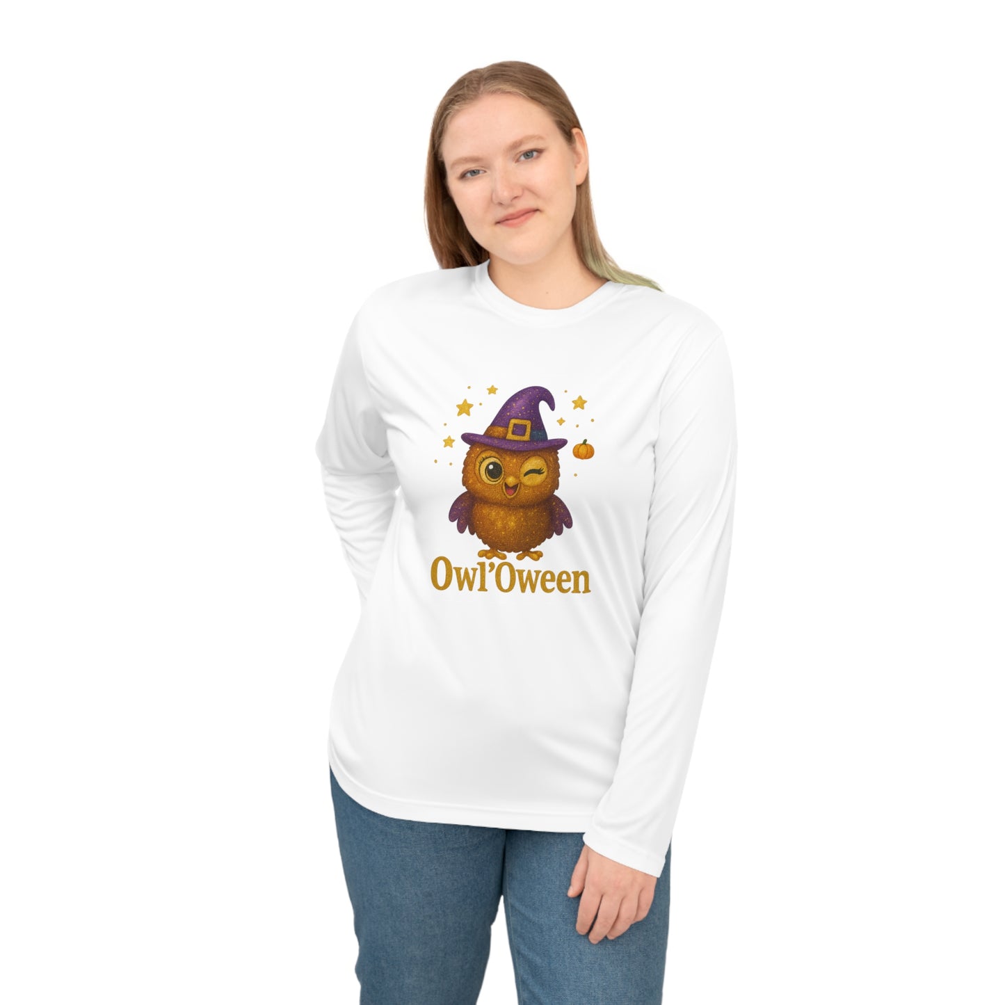 Owl'oween Unisex Long Sleeve Shirt, Fun Fall Apparel, Halloween Costume, Unique Gift, Kids & Adults