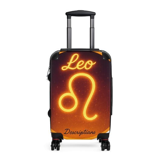 Leo Zodiac Suitcase – Stylish Travel Luggage for Zodiac Lovers