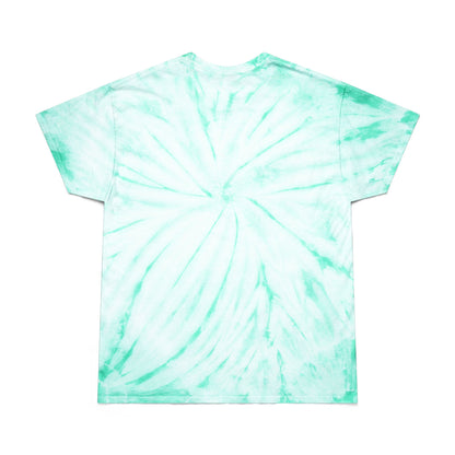 Joyful Tie-Dye Tee with Happy Ghost Design, Summer Vibes, Perfect for Halloween, Festivals, Cozy Casual Wear, Fun Gift Idea
