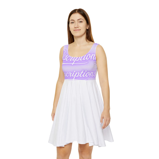 Vibrant Women's Skater Dress, Trendy Summer Dress, Casual Party Outfit, Comfortable Fashion, Gift for Her