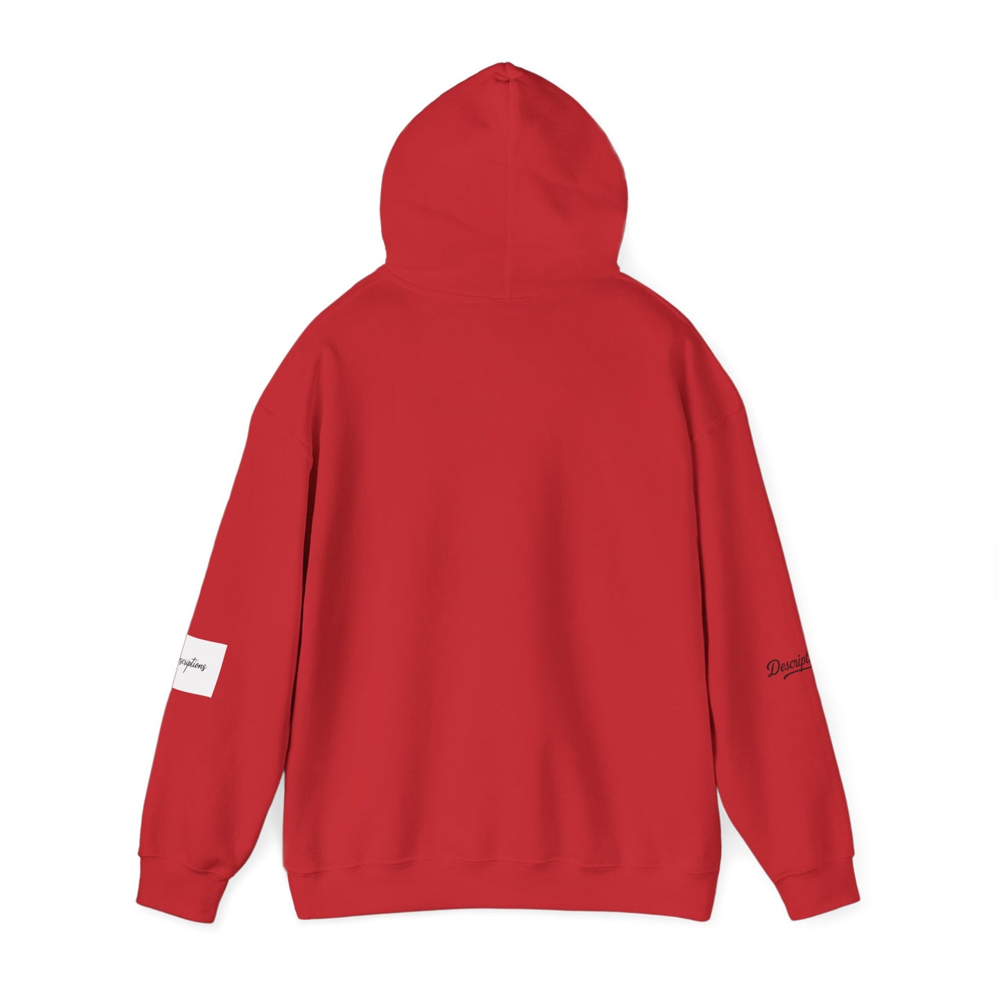 Chic Descriptions Hoodie, Casual Wear, Gift for Her, Stylish Layering, Cozy Gift, Birthday Present