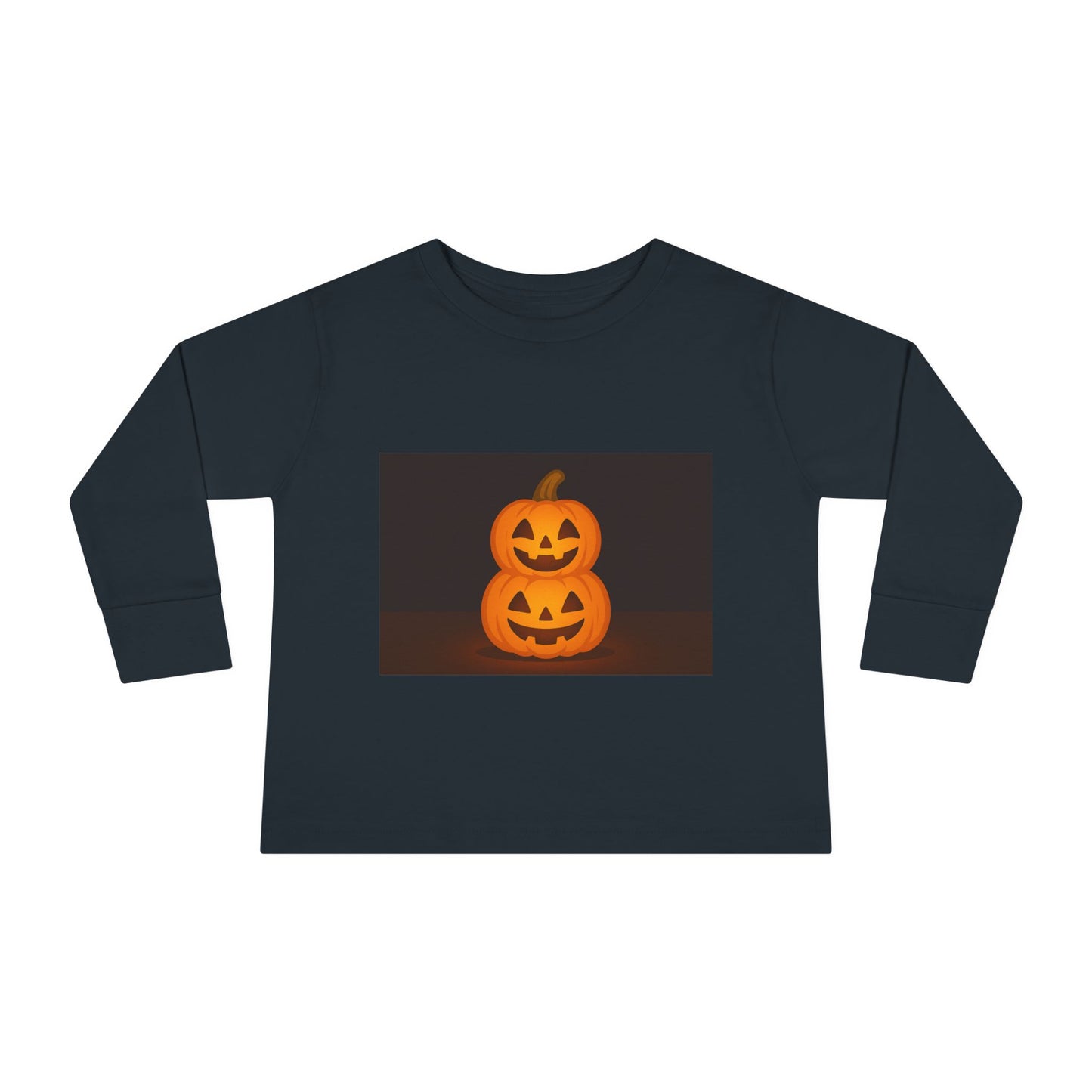 Halloween Pumpkin Toddler Long Sleeve Tee, Cute Kids Halloween Shirt, Pumpkin Shirt for Toddlers, Fall Apparel, Trick or Treat Outfit
