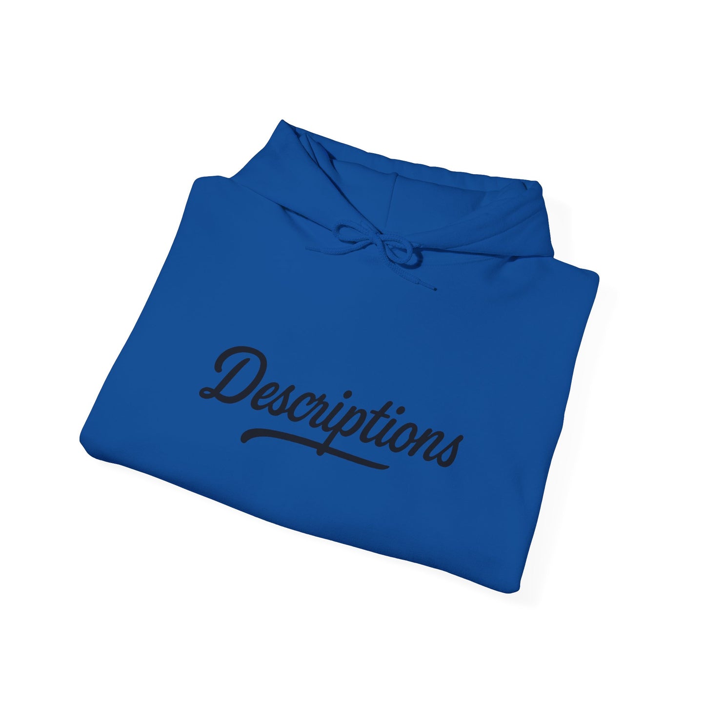 Chic Descriptions Hoodie, Casual Wear, Gift for Her, Stylish Layering, Cozy Gift, Birthday Present