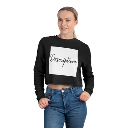 Chic Cropped Sweatshirt, Women's Fashion Sweatshirt, Trendy Tops, Casual Wear, Perfect Gift for Her, Cozy Layering Piece