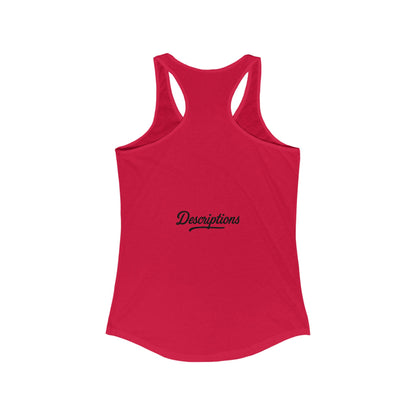 Stylish Racerback Tank, Casual Summer Top, Workout Apparel, Gift for Her, Vacation Wear, Relaxed Fit Tank
