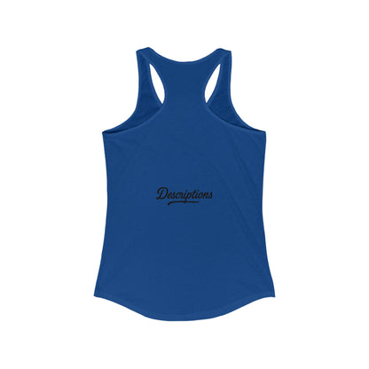Stylish Racerback Tank, Casual Summer Top, Workout Apparel, Gift for Her, Vacation Wear, Relaxed Fit Tank