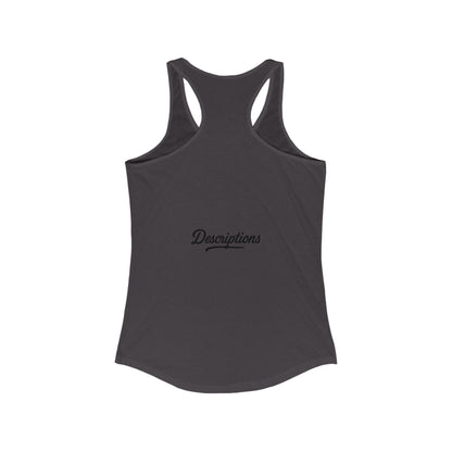 Stylish Racerback Tank, Casual Summer Top, Workout Apparel, Gift for Her, Vacation Wear, Relaxed Fit Tank