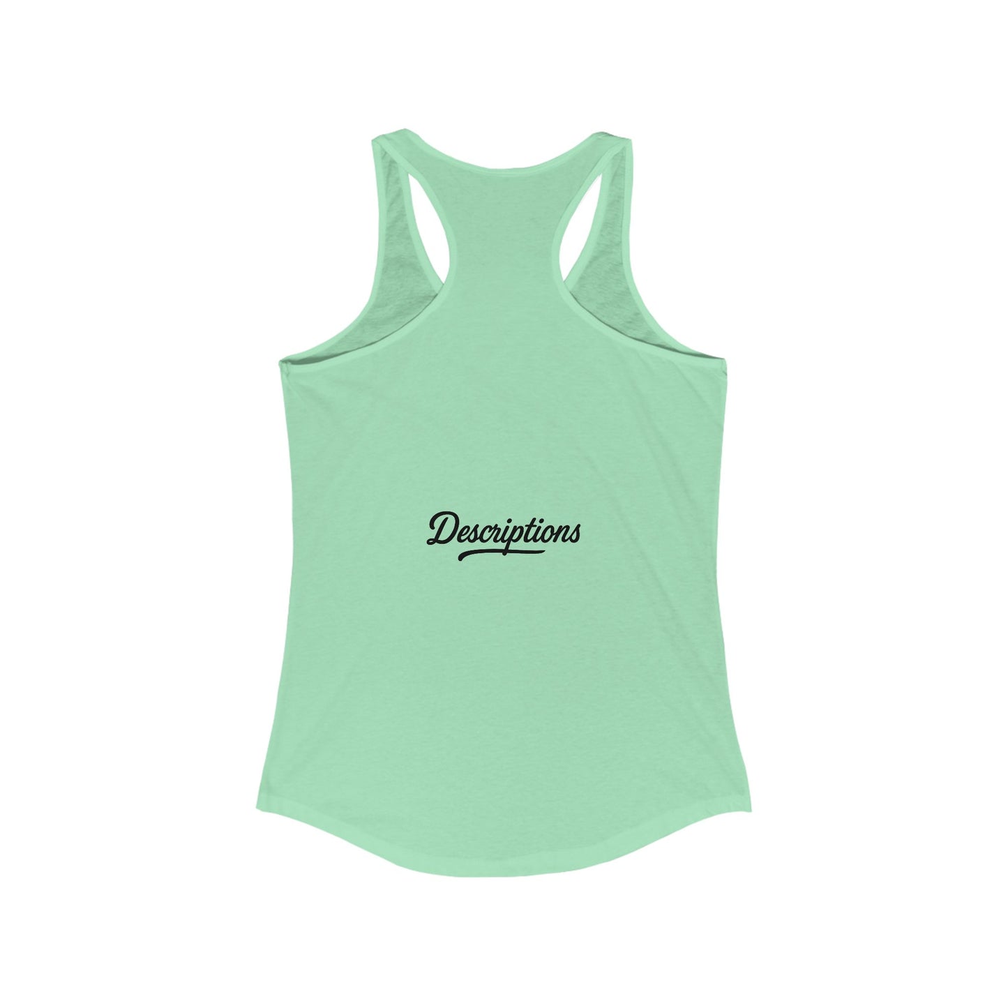 Stylish Racerback Tank, Casual Summer Top, Workout Apparel, Gift for Her, Vacation Wear, Relaxed Fit Tank