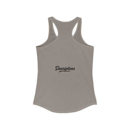 Stylish Racerback Tank, Casual Summer Top, Workout Apparel, Gift for Her, Vacation Wear, Relaxed Fit Tank