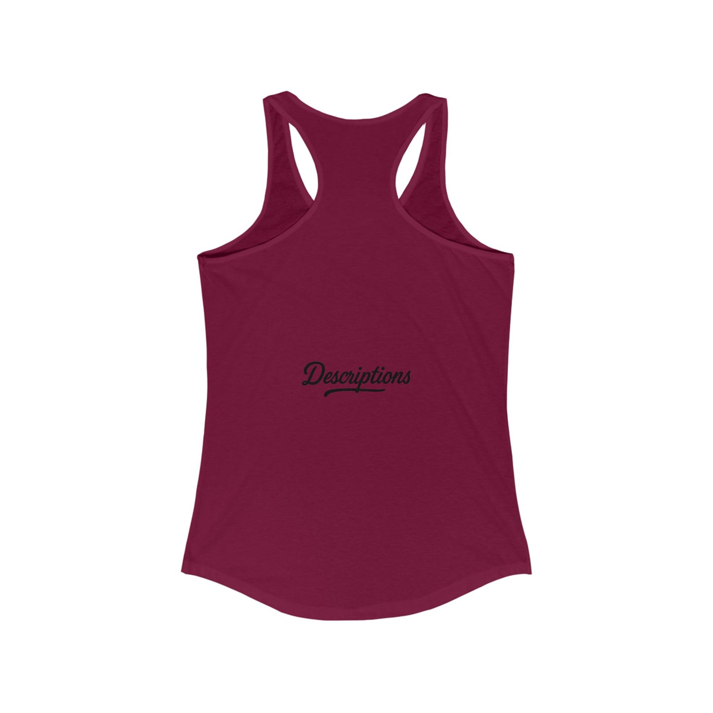 Stylish Racerback Tank, Casual Summer Top, Workout Apparel, Gift for Her, Vacation Wear, Relaxed Fit Tank