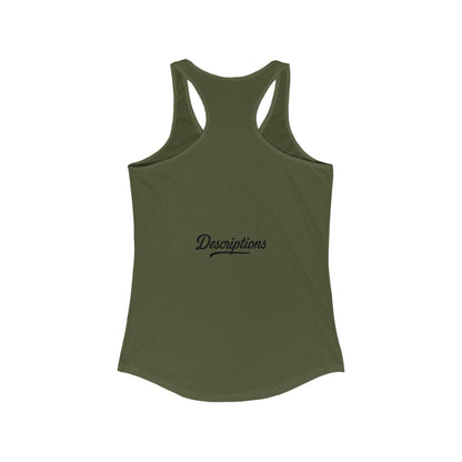 Stylish Racerback Tank, Casual Summer Top, Workout Apparel, Gift for Her, Vacation Wear, Relaxed Fit Tank
