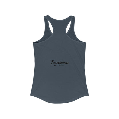 Stylish Racerback Tank, Casual Summer Top, Workout Apparel, Gift for Her, Vacation Wear, Relaxed Fit Tank