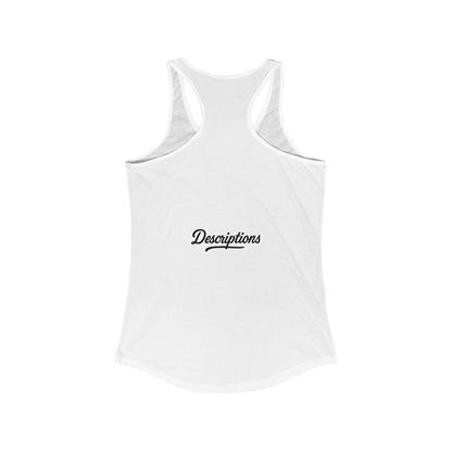 Stylish Racerback Tank, Casual Summer Top, Workout Apparel, Gift for Her, Vacation Wear, Relaxed Fit Tank