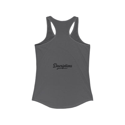 Stylish Racerback Tank, Casual Summer Top, Workout Apparel, Gift for Her, Vacation Wear, Relaxed Fit Tank