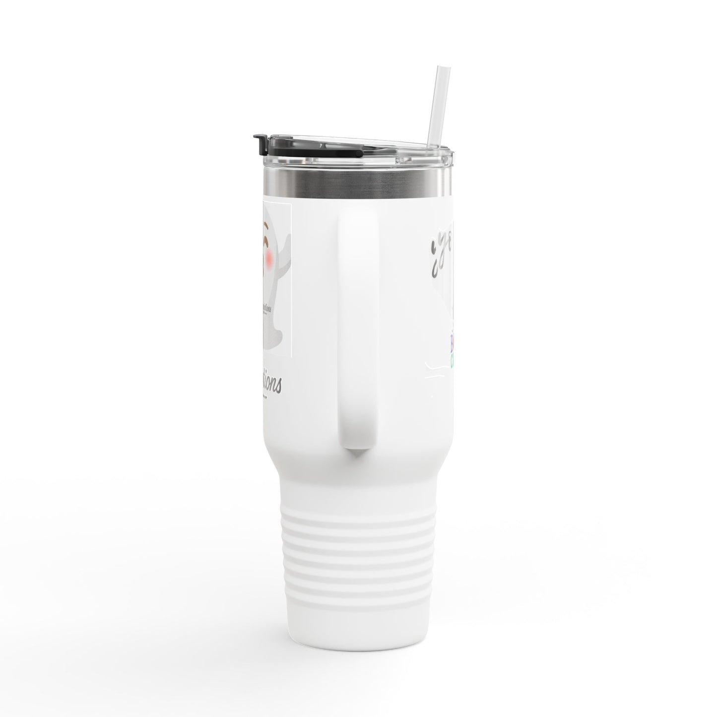 Cute Insulated Travel Mug - 40oz, Funny Travel Cup, Gift for Friends, Summer Essentials, Road Trip Fund, Beverage Tumbler