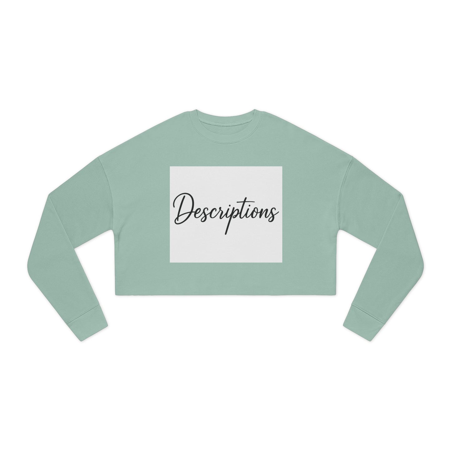Chic Cropped Sweatshirt, Women's Fashion Sweatshirt, Trendy Tops, Casual Wear, Perfect Gift for Her, Cozy Layering Piece