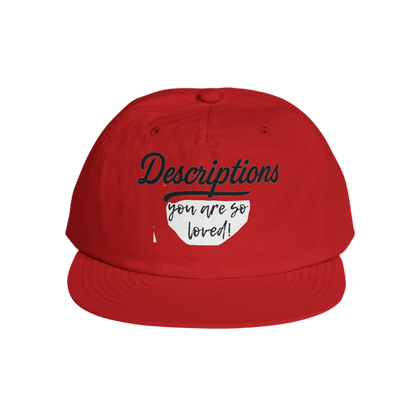 Stylish Surf Cap with Descriptions | Beach Hat, Summer Accessory, Surfing Gear, Casual Headwear, Gift for Surfers
