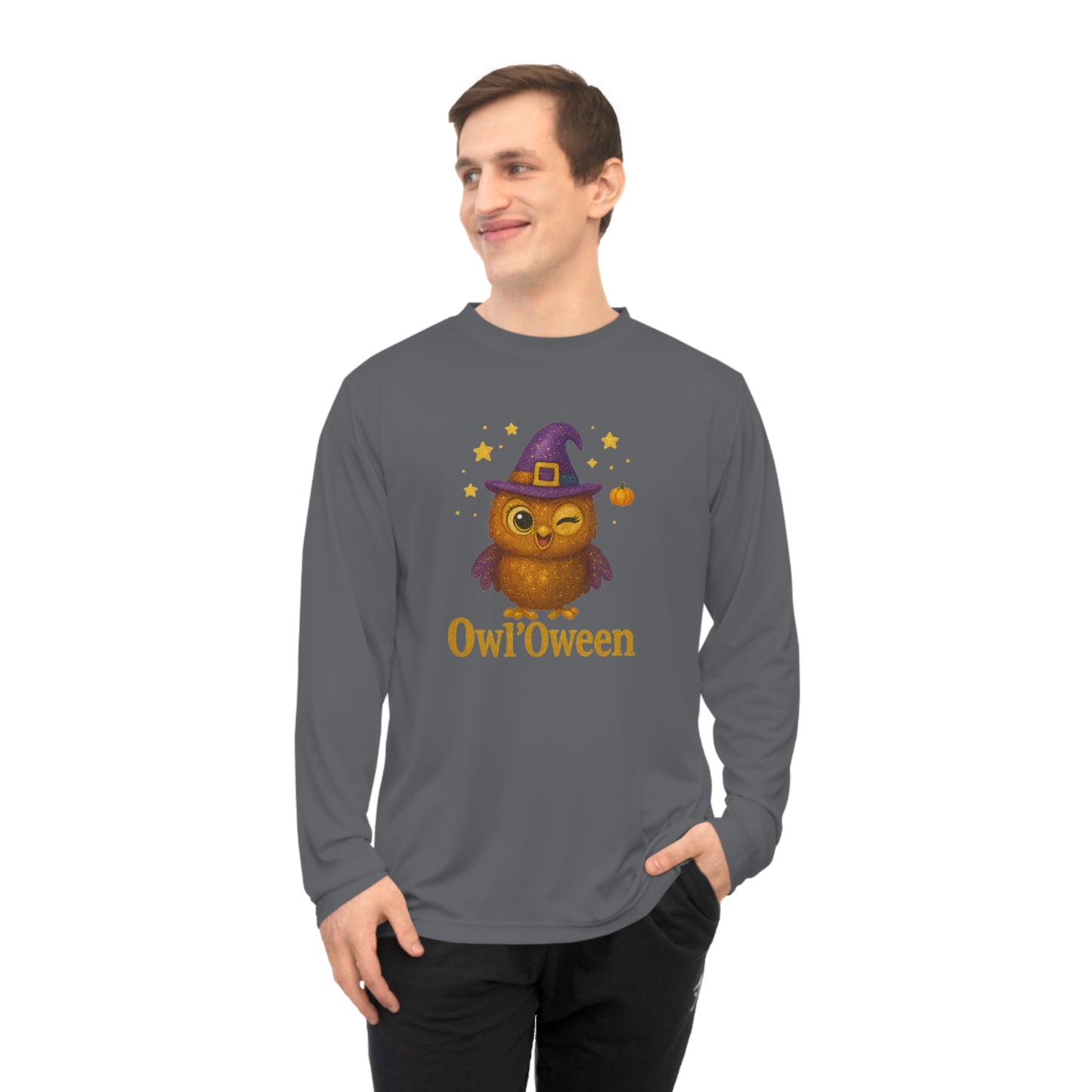 Owl'oween Unisex Long Sleeve Shirt, Fun Fall Apparel, Halloween Costume, Unique Gift, Kids & Adults