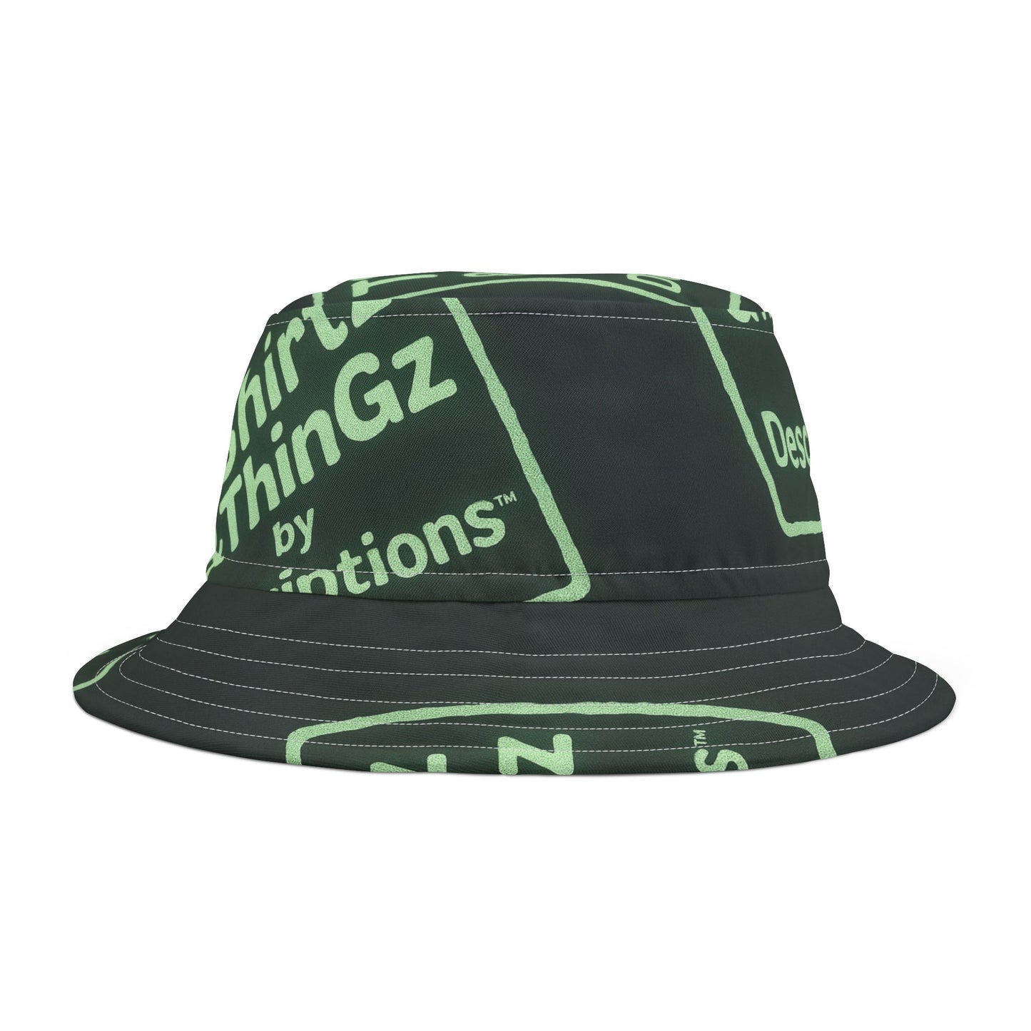 Trendy AOP Bucket Hat for Summer Fun, Beachwear, Outdoor Activities, Perfect for Festivals, Pool Days, and Vacation