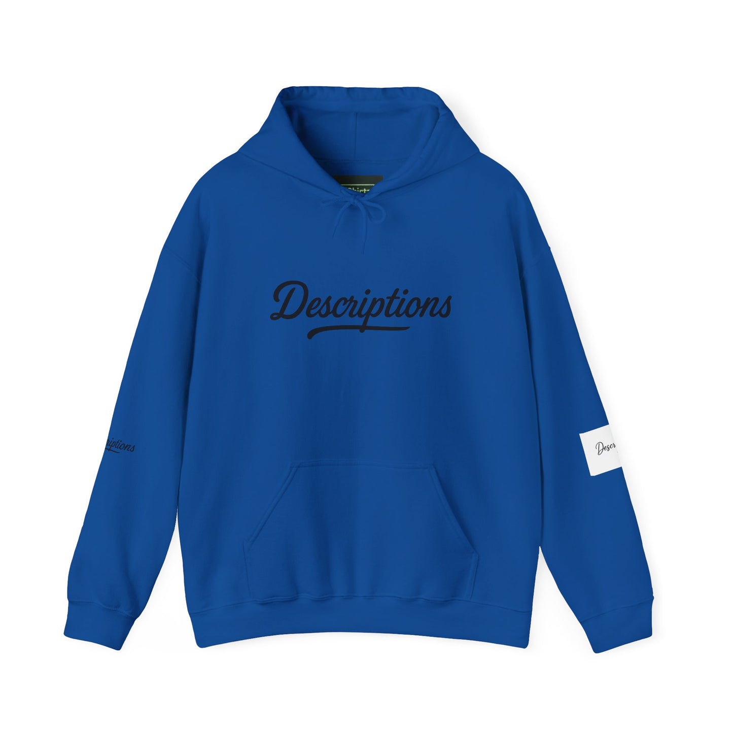 Chic Descriptions Hoodie, Casual Wear, Gift for Her, Stylish Layering, Cozy Gift, Birthday Present
