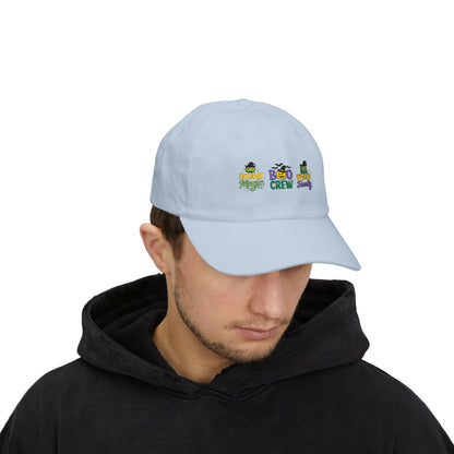 Boo Crew Dad Cap - Spooky Family Hat, Halloween Gift, Unisex Adjustable Cap, Fun Holiday Accessory, Cool Dad Cap
