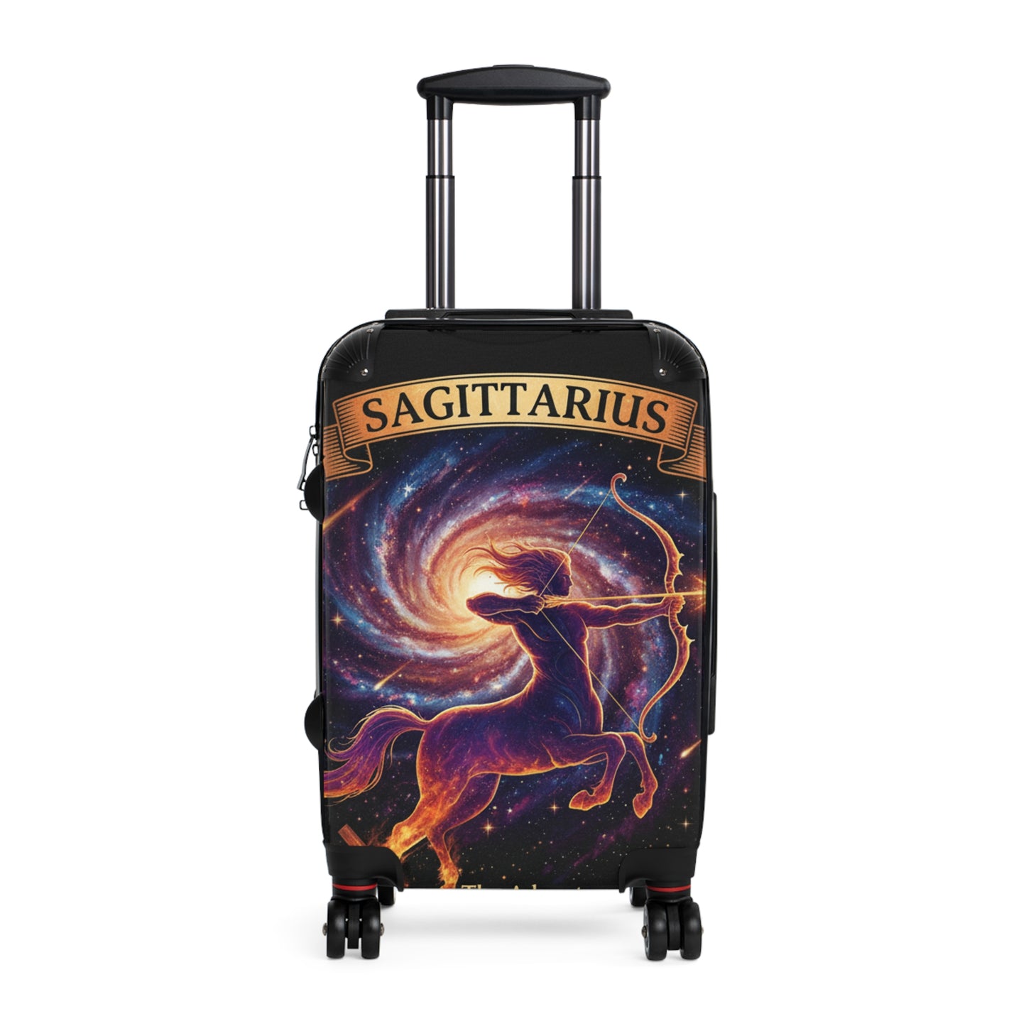 Astrology Sagittarius Suitcase, Travel Luggage, Horoscope Gift, Galaxy Design, Wanderlust Accessory, Unique Travel Gear