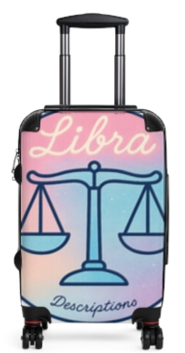 Libra Zodiac Suitcase: Trendy Travel Gear for Astrology Lovers
