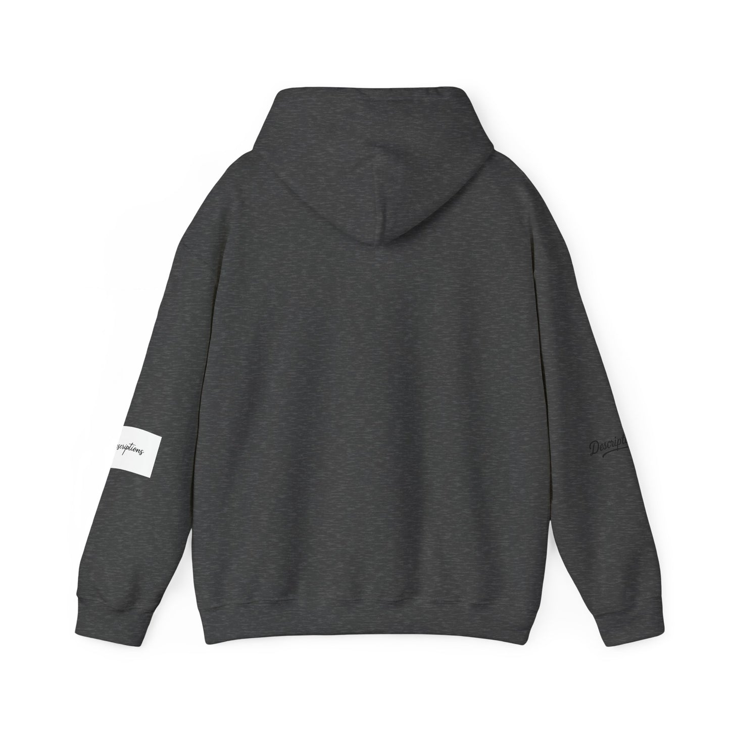 Chic Descriptions Hoodie, Casual Wear, Gift for Her, Stylish Layering, Cozy Gift, Birthday Present