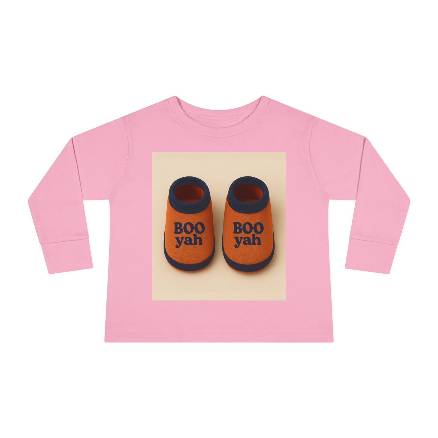 Toddler Long Sleeve Tee with 'Boo Yah' & 'You Are So Loved' Design, Perfect for Halloween, Cute Toddler Gift, Kids' Apparel, Baby [...]