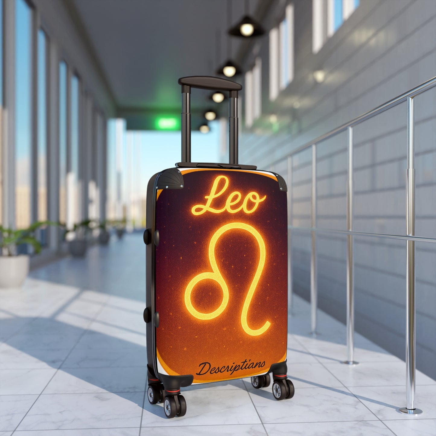 Leo Zodiac Suitcase – Stylish Travel Luggage for Zodiac Lovers