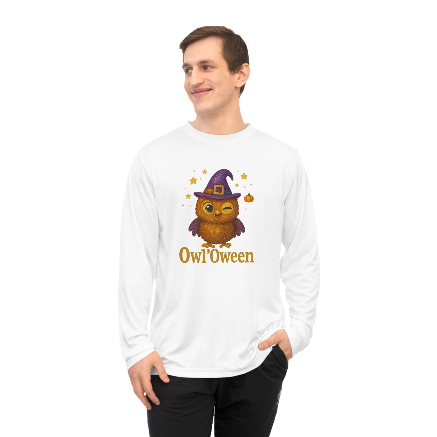 Owl'oween Unisex Long Sleeve Shirt, Fun Fall Apparel, Halloween Costume, Unique Gift, Kids & Adults
