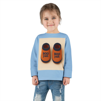 Toddler Long Sleeve Tee with 'Boo Yah' & 'You Are So Loved' Design, Perfect for Halloween, Cute Toddler Gift, Kids' Apparel, Baby [...]