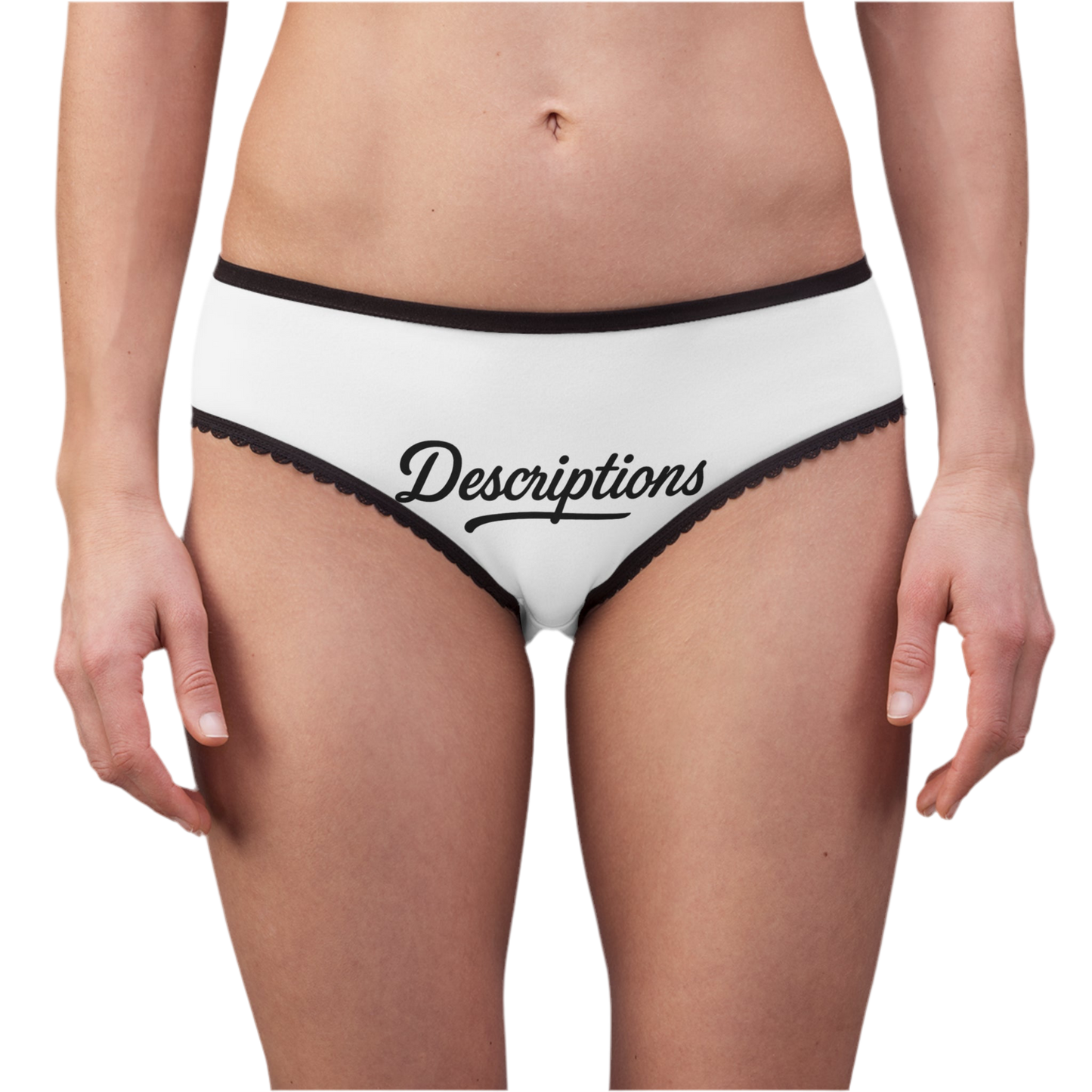 Descriptions Women's Briefs, Comfortable Underwear, Feminine Lingerie, Everyday Essentials, Unique Gift Idea