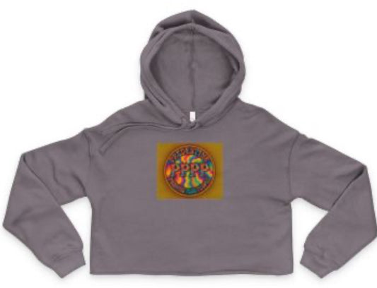 Colorful Cropped Hoodie - Boho Chic, Casual Wear, Festival Fashion, Gift Idea, Yoga Style